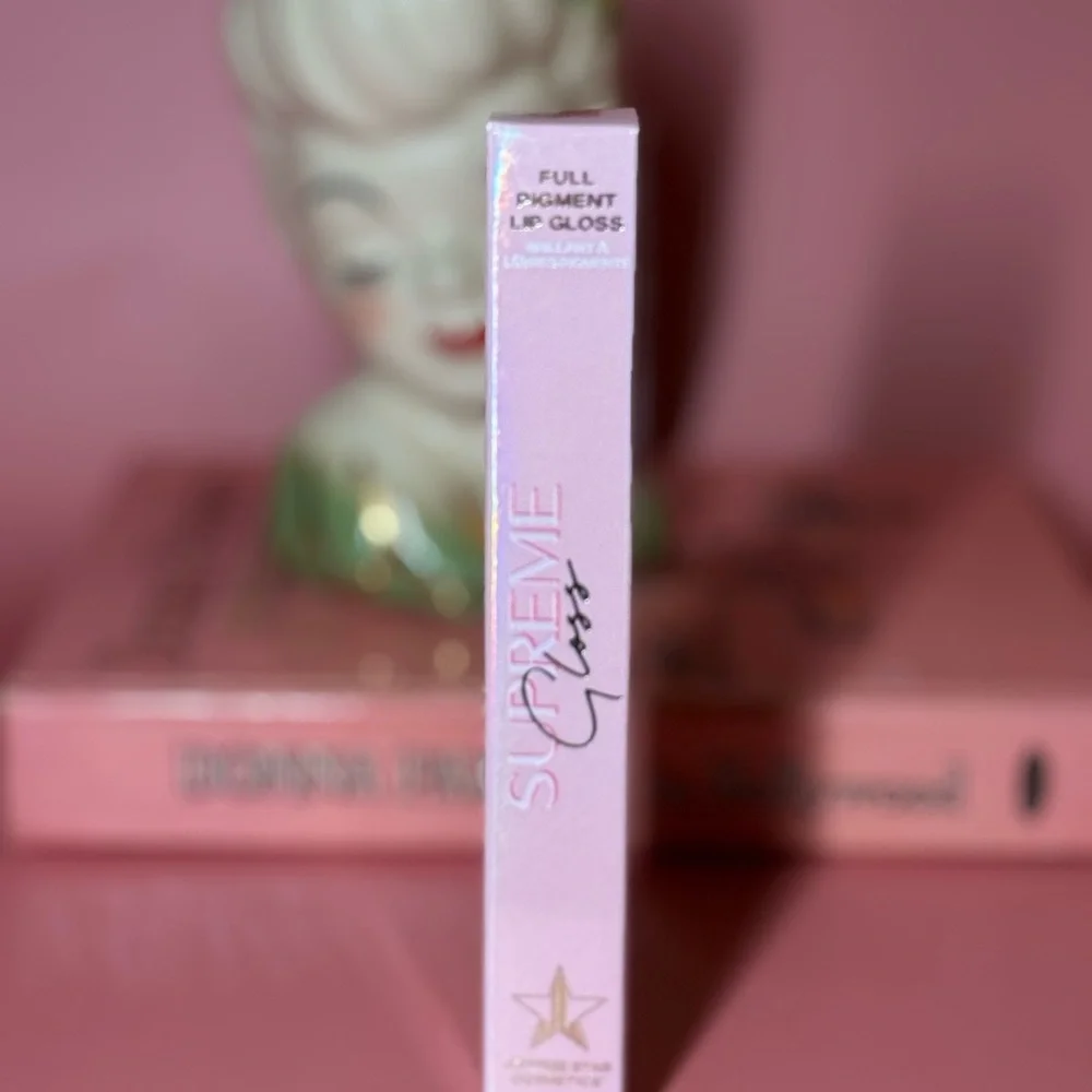 Jeffree Star BLOOD SUGAR Supreme Gloss Deep Red Rose NIB Full Size Vegan